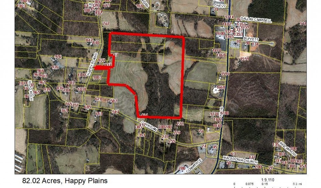 82.08 Acre Development Property, Happy Plains Road, Taylorsville, North Carolina image 3