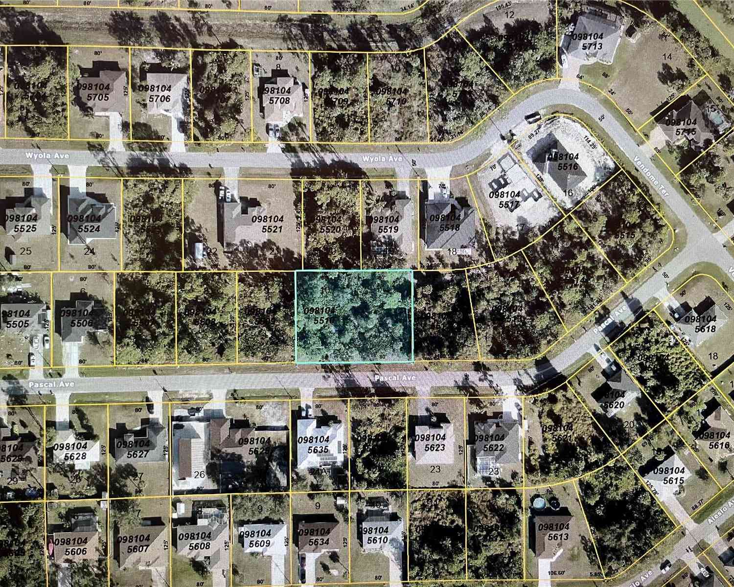 Vacant Land For Sale - LOT 10&11 Paschal Avenue<br/> Sarasota County, NORTH PORT, FL 34286